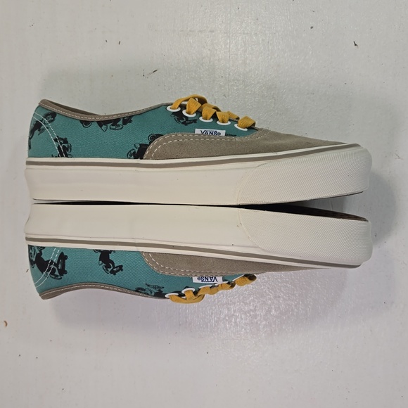 Vans Vault OG Sk8 Monkey Lo-Top Dune Tan & Blue Sneakers Mens 6½ Women's 8 - Picture 6 of 12